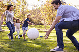 familia jugando