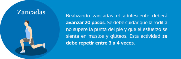 Nutrición y ejercicios para adolescentes