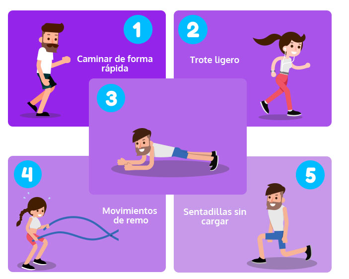 Preparación y acondicionamiento físico previo al ejercicio