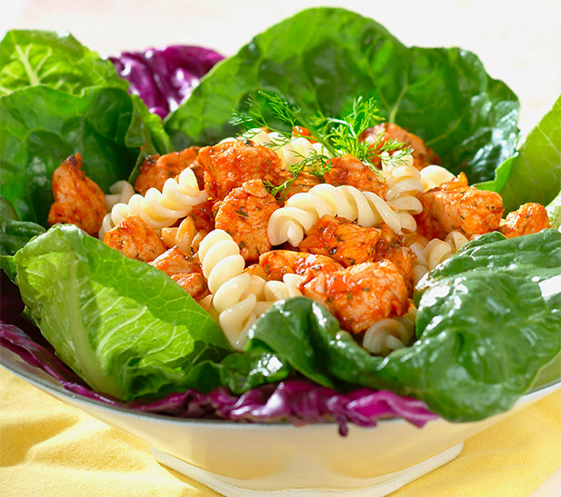 Ensalada de cerdo al cilantro