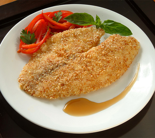 Almond Crusted Red Tilapia Fillet