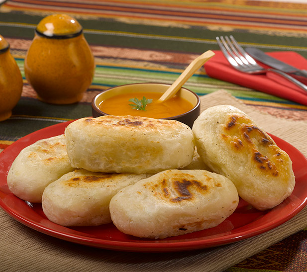 Pastelitos de yuca y cerdo