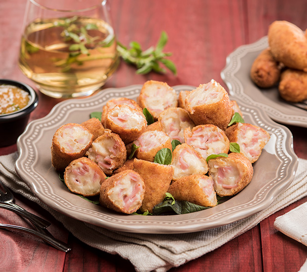 Croquetas de jamón con queso 