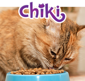 Alimento enriquecido con vitaminas y minerales para gatos adultos.